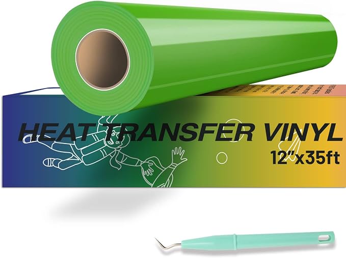 HTVRONT HTV Vinyl Rolls Heat Transfer Vinyl