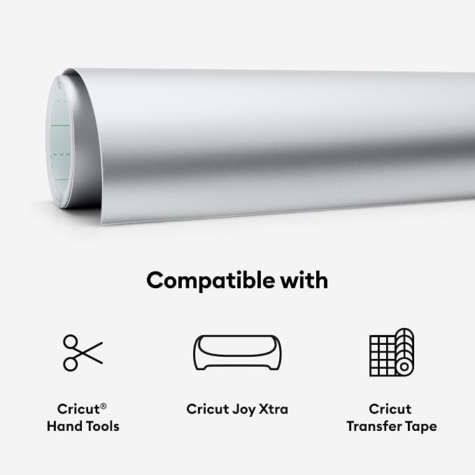 Cricut Joy Xtra Matte Metallic Smart Permanent Vinyl, Recommended