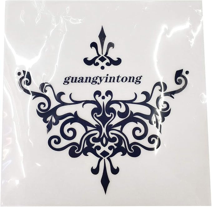 guangyintong Heat Transfer Vinyl Navy Blue HTV Rolls, Matte Surface PVC HTV