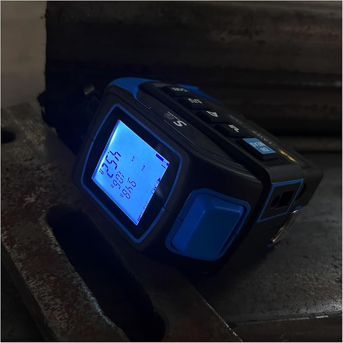 4-in-1 Laser Tape Measure with Laser Level Crosshairs |130ft/40m Laser