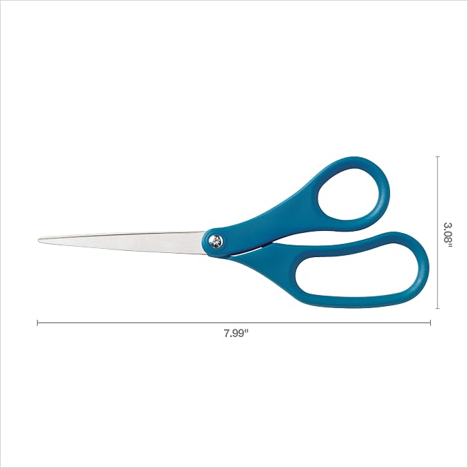 Fiskars 8" Stainless Steel All Purpose Scissors