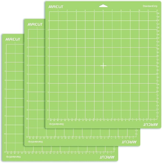 AIRCUT Cutting Mat for Cricut Maker and Explore Series, Standard Green Sticky