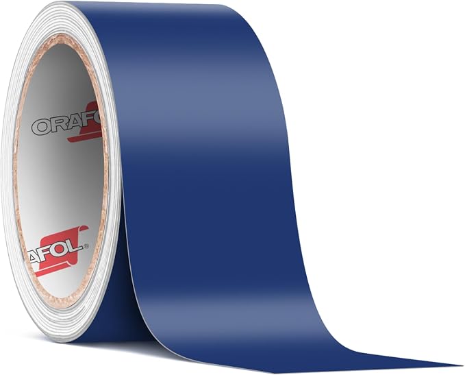 ORACAL 651 Matte Dark Blue Permanent Vinyl Tape Roll – Premium Adhesive Film