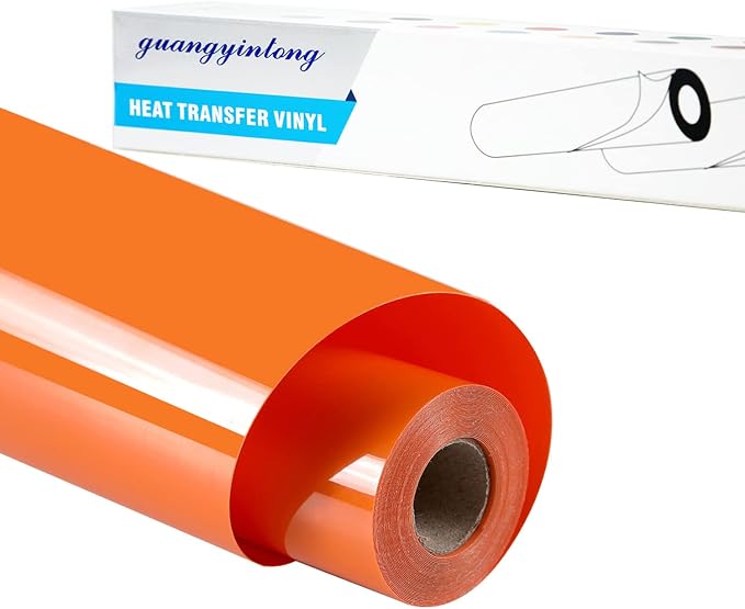 guangyintong Orange Heat Transfer Vinyl HTV Rolls