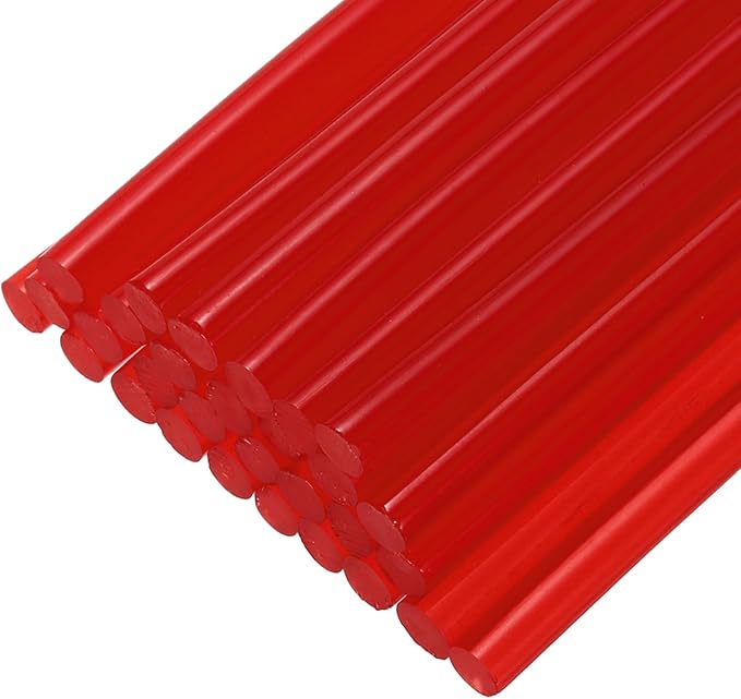 uxcell 30pcs 7mm x 100mm Mini Hot Glue Sticks