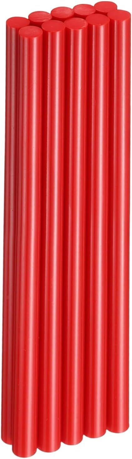 HARFINGTON 10pcs Hot Glue Sticks 0.43" Dia x 9.84" Long EVA Mini Hot Melt