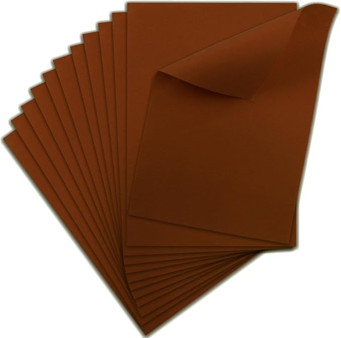 12 Pcs Felt Sheets, 7x11 Inch Stiff Felt