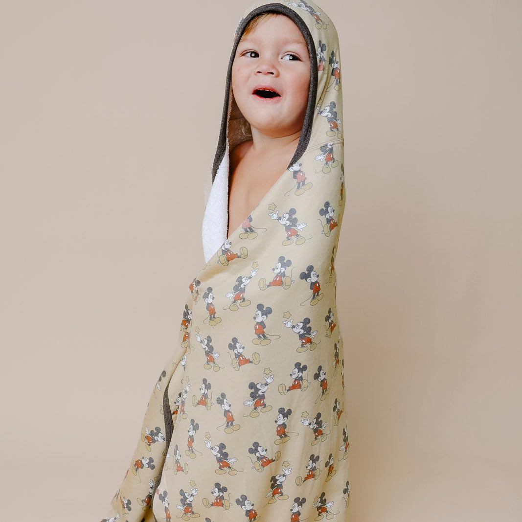Premium Big Kid Hooded Towel "Mickey Mouse" by Copper Pearl