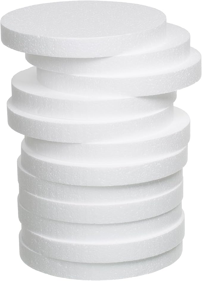 Crafare 8 Inch Round Foam Circles
