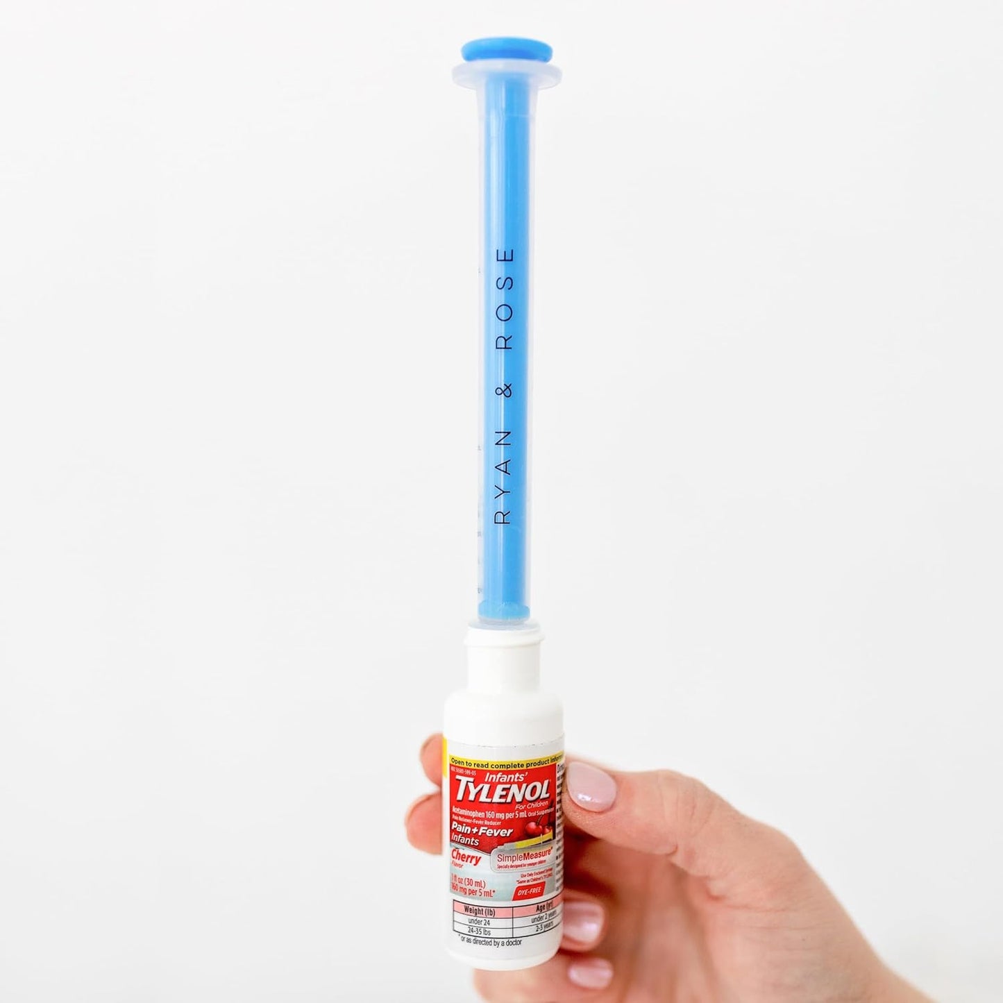 Ryan & Rose Cutie Dose - Baby Medicine Dispenser Syringe For Children - 3 Pack (Lollipop)