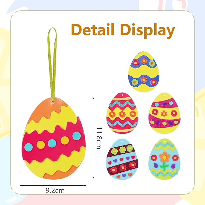 Fennoral 24 Pack Easter Egg Craft