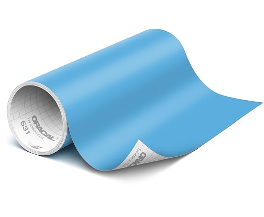 ORACAL 631 Matte Ice Blue Vinyl Durable Roll Easy to Weed Permanent Adhesive