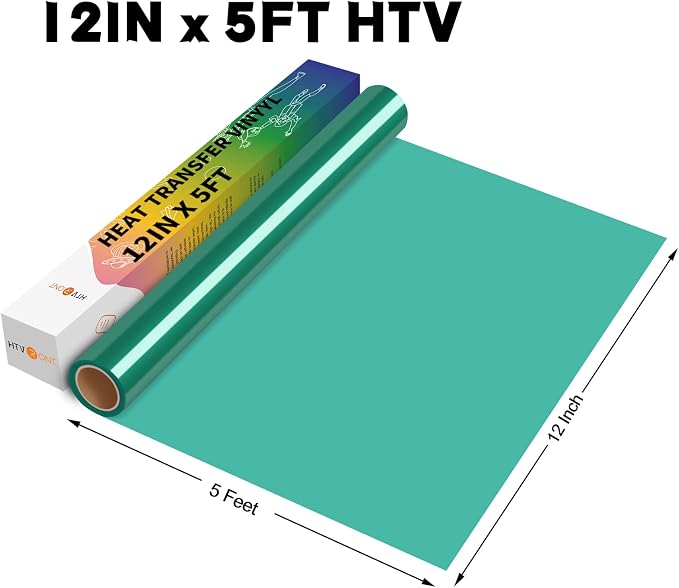 HTVRONT HTV Vinyl Rolls Heat Transfer Vinyl, Iron on Vinyl