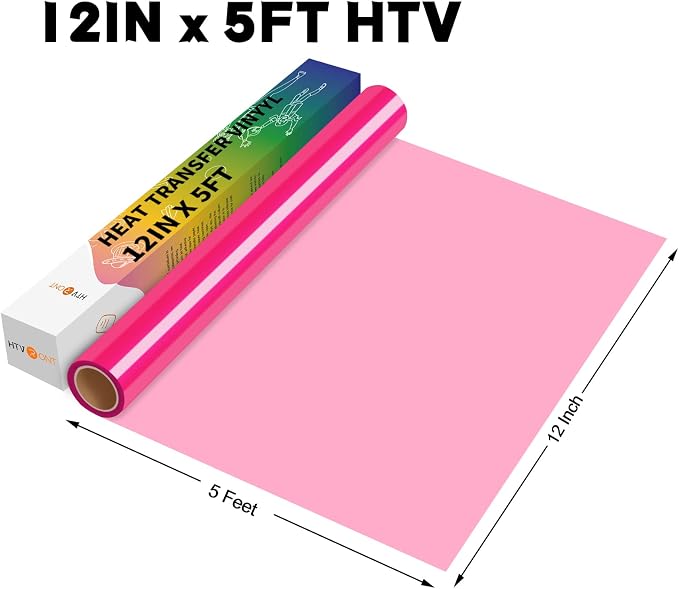 HTVRONT HTV Vinyl Rolls Heat Transfer Vinyl
