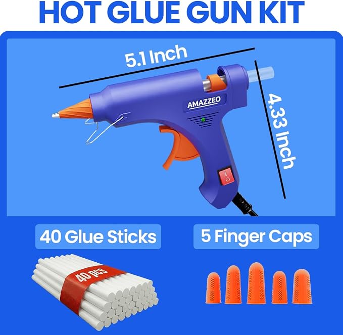 Hot Glue Gun and Sticks Set 40pcs