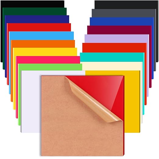 Adrattnay Acrylic Sheets 1/8" Thick, Opaque Colored Acrylic Panels