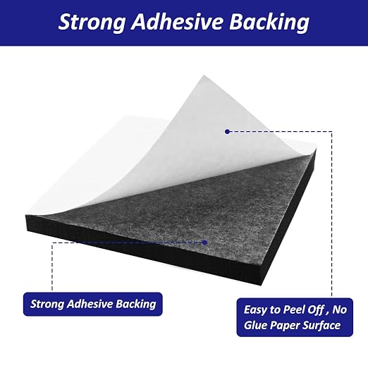 Foam Padding Sheets with Adhesive Backing