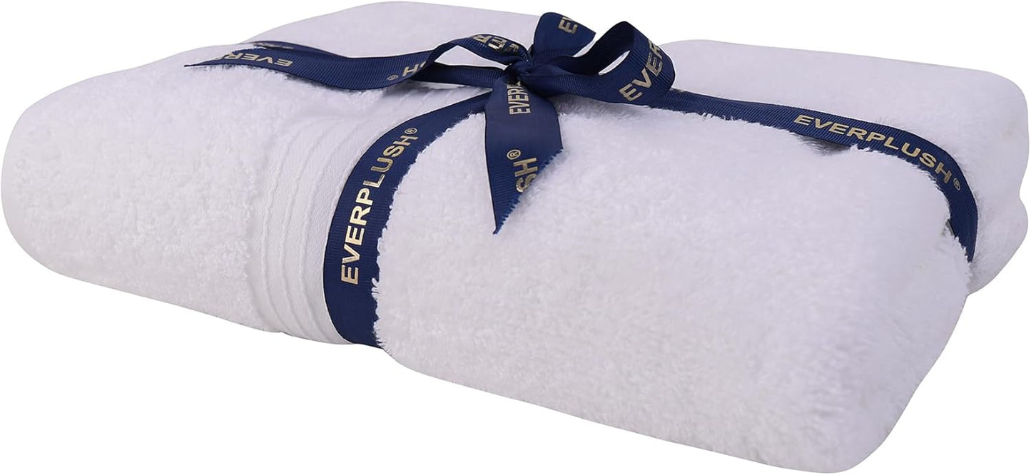 Everplush Youth Style 1-Piece Bath Towel - Cotton Combined with Microfiber, Strong Absorption, Soft, Fluffy, Skin-Close Cotton, Durable, Home & Travel