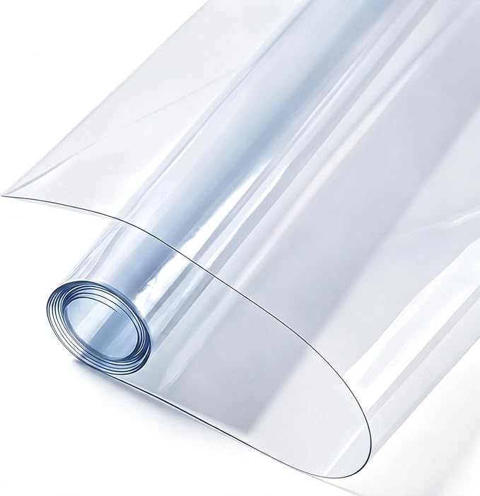 Clear Vinyl Fabric 0.5mm Heavy Duty PVC Sheet, Waterproof Sewing Material |
