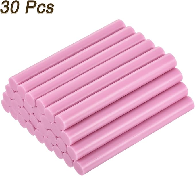 uxcell 30pcs Mini Hot Glue Gun Sticks 4-inch x 0.43-inch High Sticky Large Hot