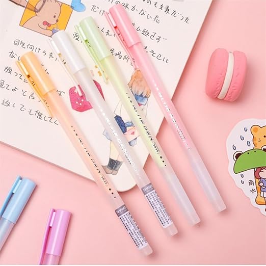 Scrapbook Quick Dry Glue Pen 6PCS Set, Crafting Color Spot Glue Pen Liquid Glue
