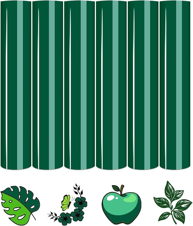 Tintnut Torquoise Green Heat Transfer Vinyl, easy cut & weed, stretch washable