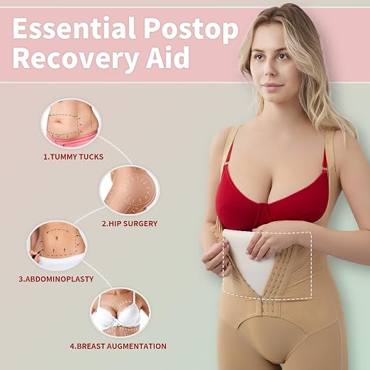5 Pack Lipo Foam Pads, Tummy Tuck, Flattening Abdominal Compression Garments