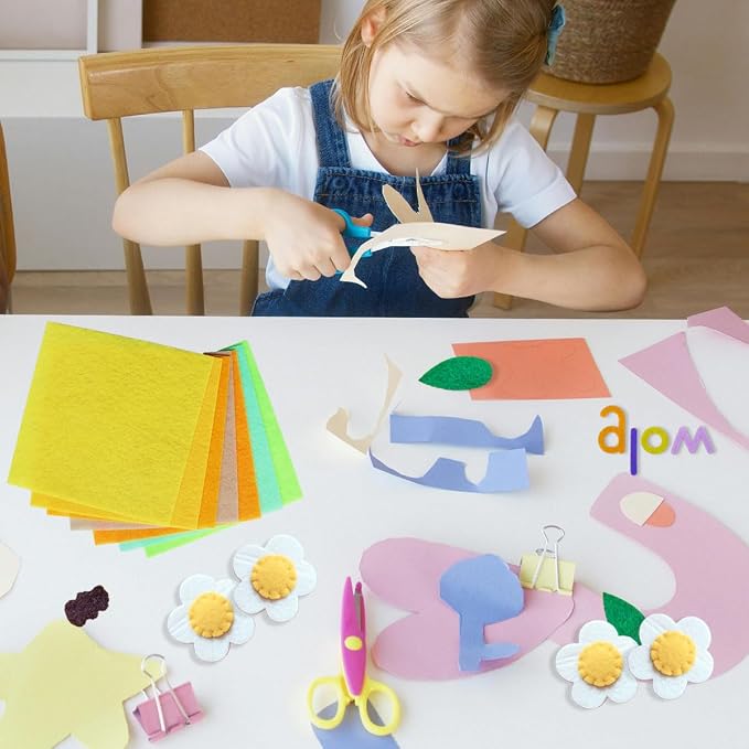 40 Pcs Felt Fabric Sheet, 1mm Thick