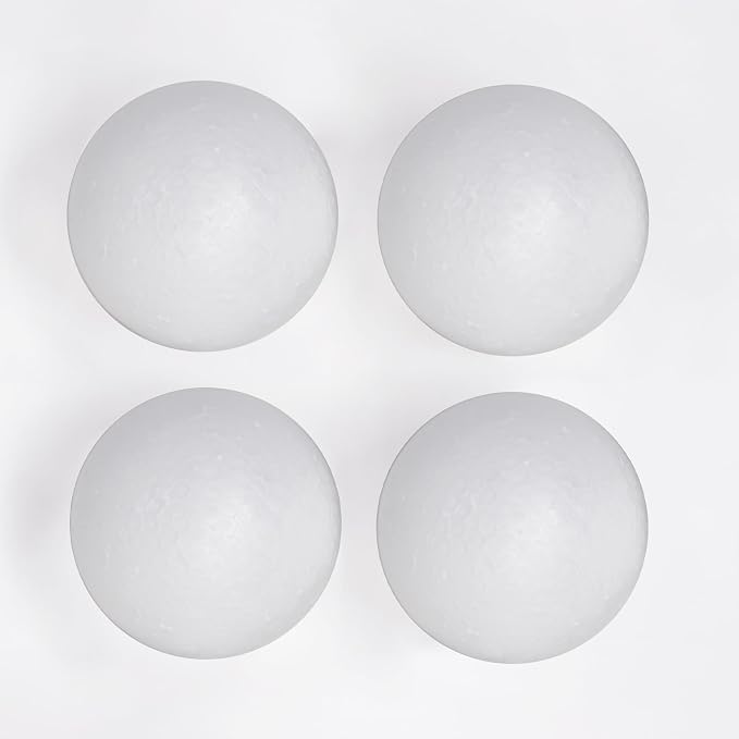 Evershine 4 Pack 8 Inch Craft Foam Ball