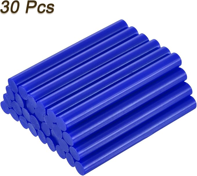 uxcell 30pcs 11mm x 100mm Mini Hot Glue Gun Sticks 4-inch x 0.43-inch High