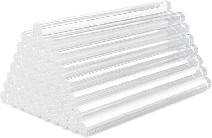 50 Pack Crystal Clear Hot Glue Sticks