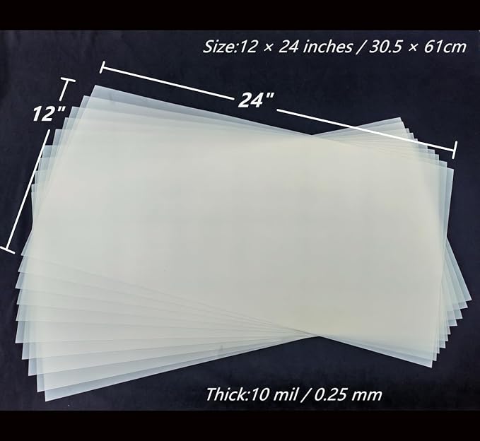Translucent Blank Mylar Stencil Sheet