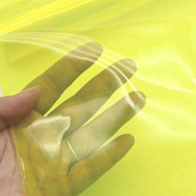 David accessories Transparent PVC Holographic Vinyl Sheets 1 Roll 11.8''x47''