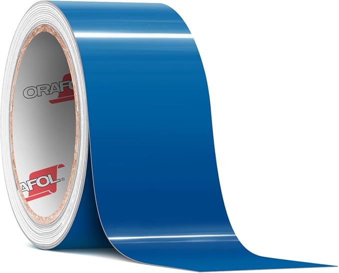 ORACAL 651 Gloss Sky Blue Permanent Vinyl Tape Roll – Premium Adhesive Film