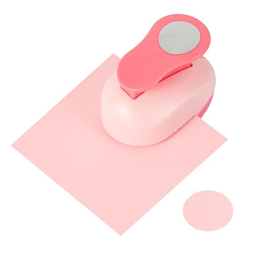 QIQQIKIN Circle Paper Punch, 1 Inch, Hole Puncher, Craft Tool