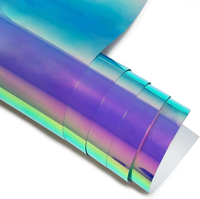 Holographic Heat Transfer Vinyl-12'' x 6FT Holographic HTV