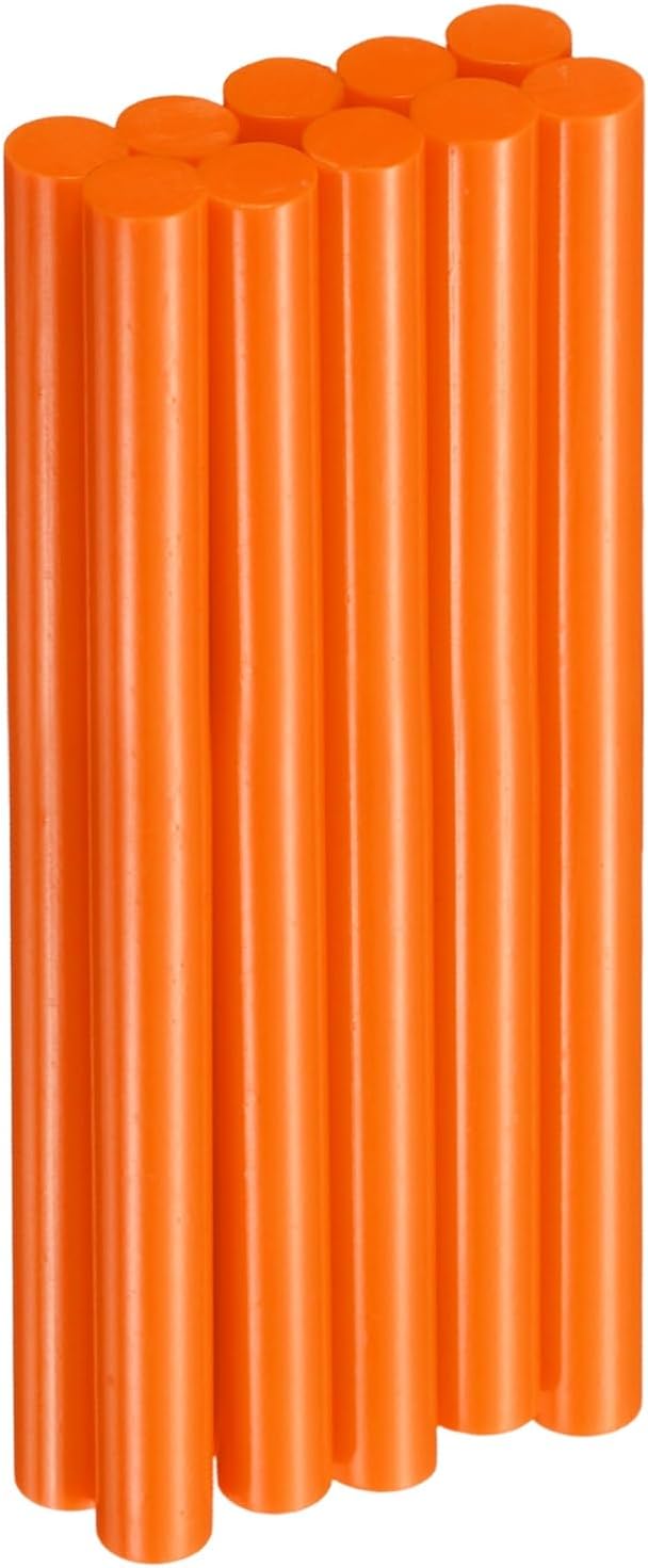 HARFINGTON 10pcs Hot Glue Sticks 0.43" Dia x 5.91" Long EVA Mini Hot Melt