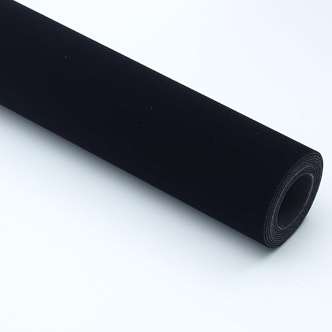 Self Adhesive Sheets Peel and Stick Large Size Velvet Flock Soft Velvet Drawer