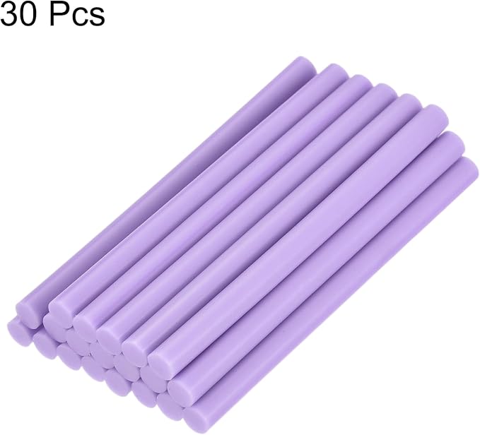 uxcell 30pcs Mini Hot Glue Gun Sticks 4-inch x 0.27-inch High Sticky Small Hot