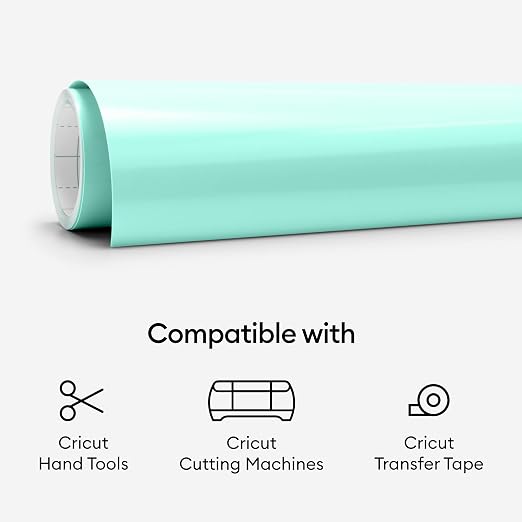 Cricut Premium Permanent Vinyl Roll, Mint