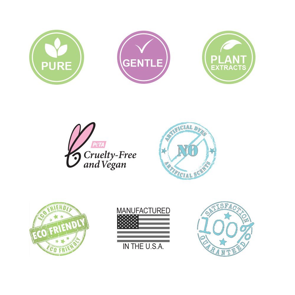 TotLogic Sulfate Free Baby Shampoo- Lavender Bliss Hair Care, 8 oz, No Phthalates, No Formaldehyde, Infused With Natural Antioxidants and Botanicals