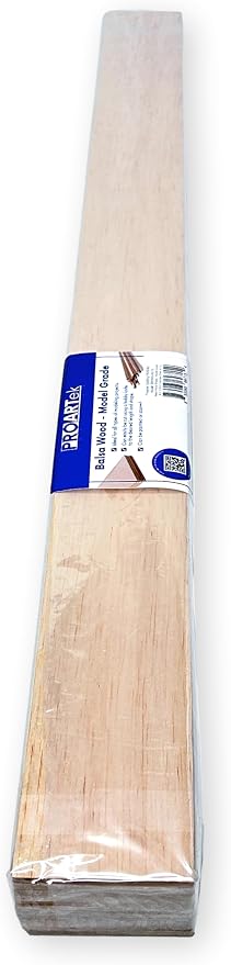 Proartek PK00042 Model BWH005X010 Pack of 10 Balsa Wood Sheets, and