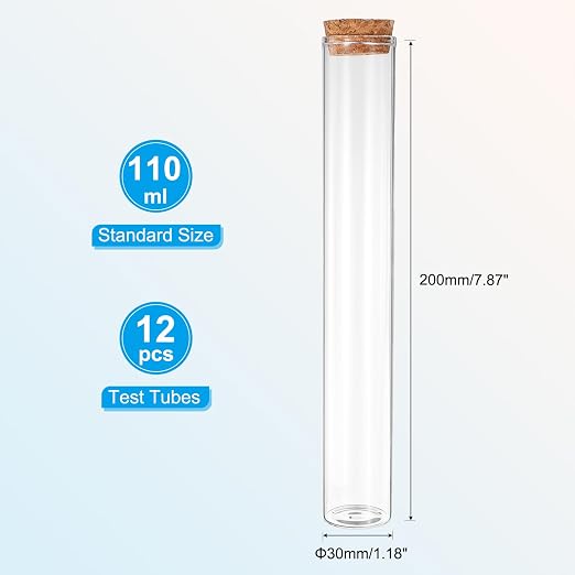 PATIKIL 110ml Test Tubes