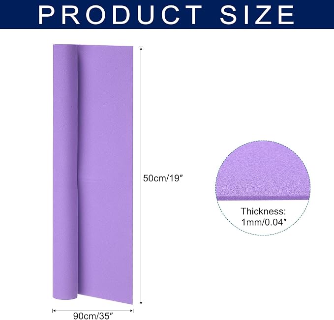 MECCANIXITY Foam Sheets Crafts 35x19 Inch 1mm EVA Craft Foam Paper Foam Sheets