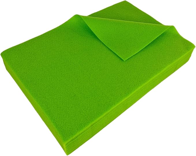 Jtnohx Color Felt, Soft Felt Sheets, 1.4mm Thick 8"x12" Handicraft Felt Fabrics