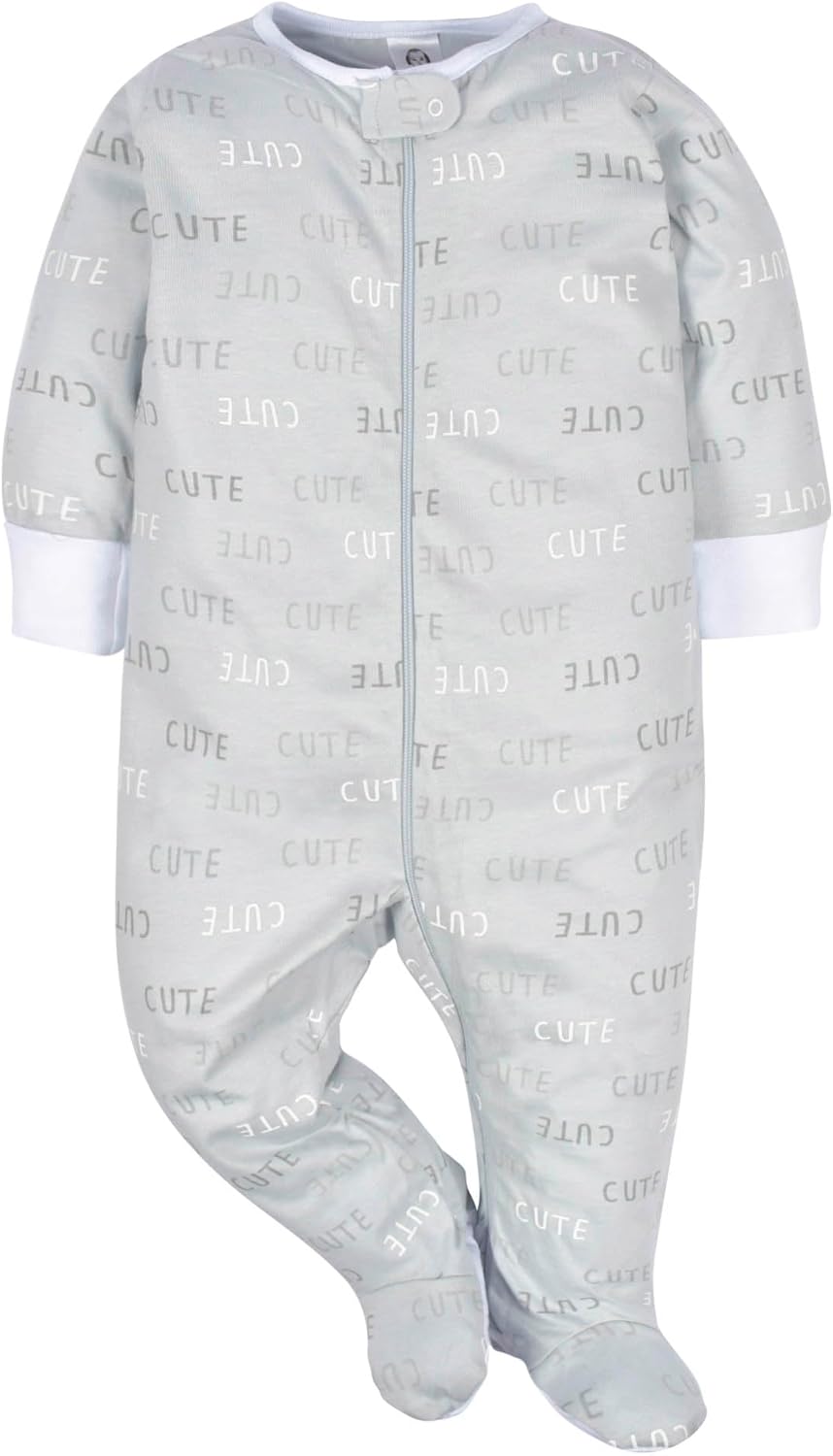 Gerber Baby Girls 4 Pack Sleep 'N Play Footie