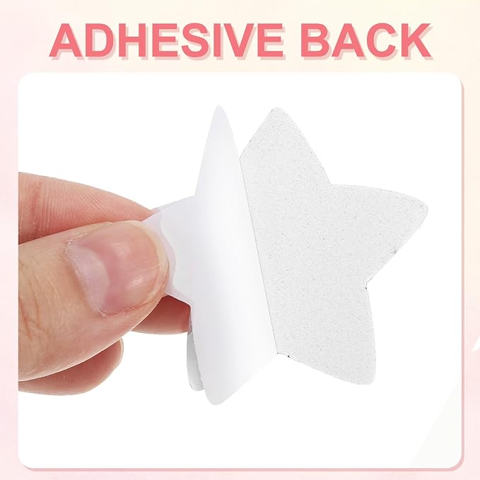PATIKIL 1.8"x1.8" Star Foam Stickers