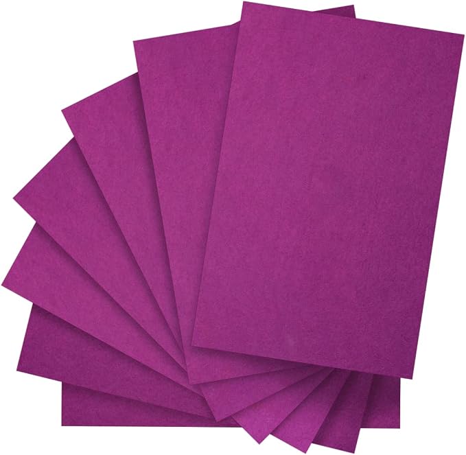 IOOLEEM Purple Felt Sheets