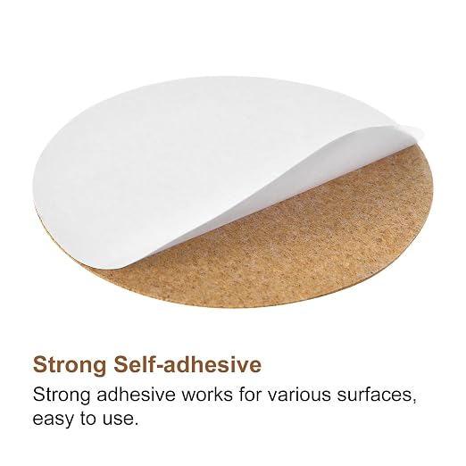 UXCELL 40 Pcs Self-Adhesive Cork Round