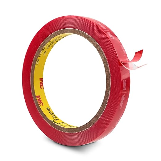 3M Double Sided Tape Clear 0.5''x15.4Ft Thin Heavy Duty | Waterproof Mounting